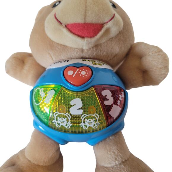 VTech Happy Lights Bear Musical Stuffed Toy Baby Infant Toddler Educational - Picture 12 of 16